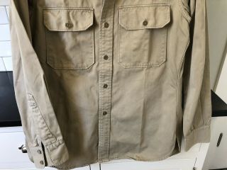 WWII USAAF 8th Air Force Patch and khaki cotton shirt 4