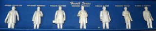 Louis Marx Toys PRESIDENTS OF THE UNITED STATES Plastic Figurines 1950 ' s 2