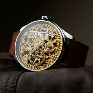 Omega Skeleton Watch Mens Vintage Luxury Watch Marriage Watch Pocket Mechanism