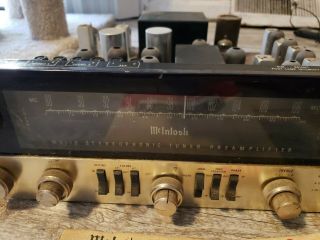 Vintage McIntosh Mx 110 Tuner Preamplifier Tube Stereo Preamp 5