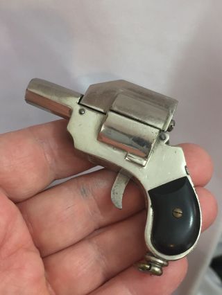 Vintage Semi Automatic Pocket Lighter In The Form Of A Pistol Austria E&JB Dandy 5
