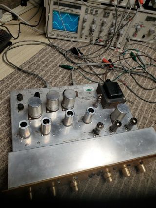 H.  H.  Scott 130 Tube Stereo Preamplifier Rare Unmolested 5