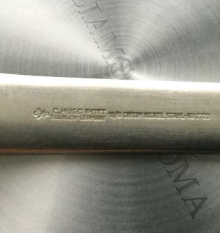 Mid Century Vtg 38 pce C.  Hugo Pott 2722 Stainless Steel cutlery flatware RARE 11
