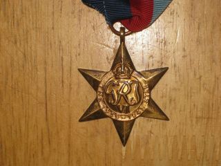 Ww2 British Medal 1939 - 1945 Star Named Australian Officer 2/6 Infantry Battalion
