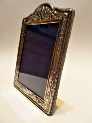 English Art Deco Sterling Silver Picture Frame by Richard Carr of London 3