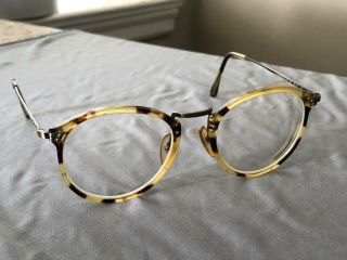 Giorgio Armani Vintage Eyeglasses - Yellow Tortoise Shell - 318 028 49/20 145