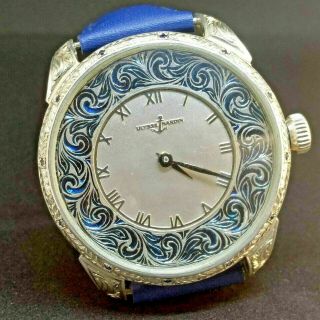 Ulysse Nardin,  Hand Engraved Case,  Hand Crafted Dial,  Vintage And Unique