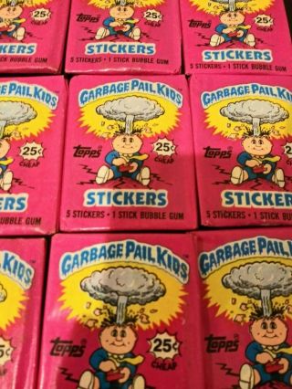 Vintage Garbage Pail Kids 1985 (10) Packs Series 1 3