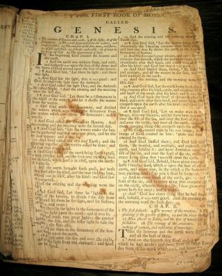 1795 HOLY BIBLE Colonial AMERICAN Family BATCHELDER Emerson ADAMS Antique NHMAVT 7