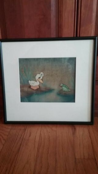 1939 Rare Ugly Duckling cell painting,  of Walt Disney Studios 2