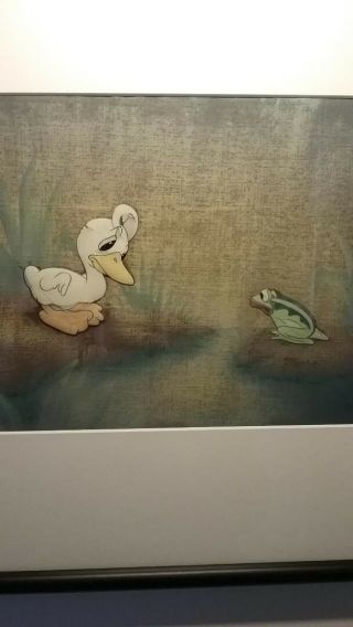 1939 Rare Ugly Duckling cell painting,  of Walt Disney Studios 3