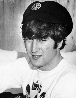 Beatles RARE VINTAGE 1964 UK BEATLES CAPS WITH ULTRA RARE PROMO DISPLAY 2 CAPS 12