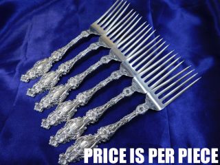 Whiting Lily Sterling Silver Dinner Fork - M S