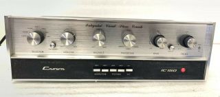 Crown Ic - 150 Vintage Stereo Pre - Amplifier Amcron -
