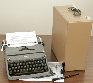 Hermes 2000 Vintage Typewriter Platen Restored Near