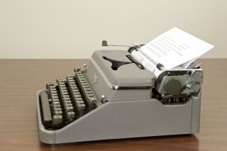 Hermes 2000 Vintage Typewriter Platen Restored Near 6
