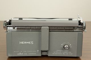 Hermes 2000 Vintage Typewriter Platen Restored Near 8