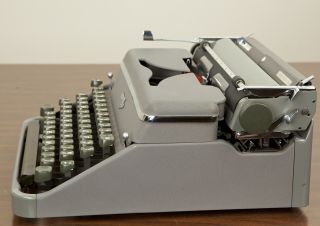 Hermes 2000 Vintage Typewriter Platen Restored Near 9