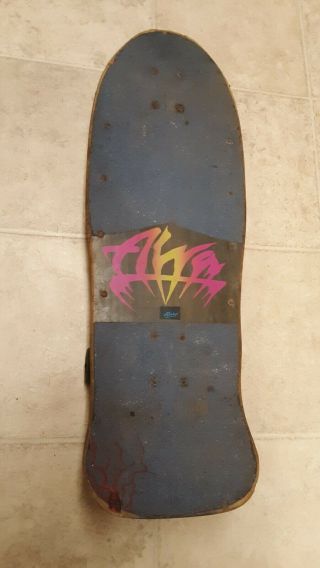 Vintage 80`s Alva Bill Danforth model complete skateboard 2