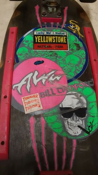 Vintage 80`s Alva Bill Danforth model complete skateboard 4