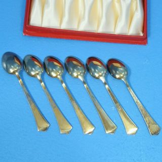 6 Vintage David Andersen Guilloche SPOONS 925 Sterling Silver MultiColor 5