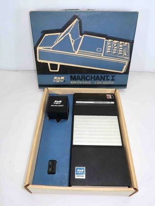 1970 Scm Marchant 1 Vintage Nixie Tube Display Calculator