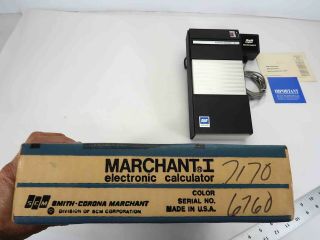 1970 SCM Marchant 1 Vintage Nixie Tube Display Calculator 4