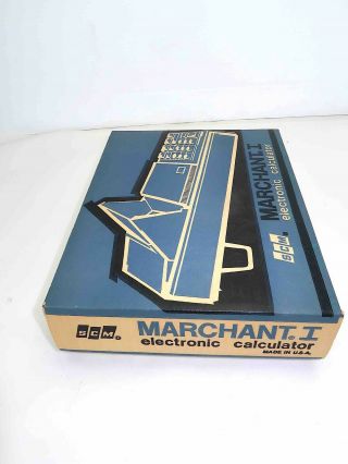 1970 SCM Marchant 1 Vintage Nixie Tube Display Calculator 5