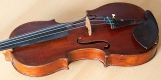 old violin 4/4 geige viola cello fiddle label GIA.  BAPT.  GRANCINO 11