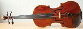 old violin 4/4 geige viola cello fiddle label GIA.  BAPT.  GRANCINO 2