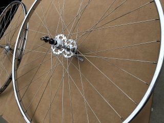Campagnolo Record High Flange Hubset 36 Hole Vintage With Campy Skewers L’Eroica 6