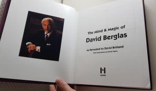 The Mind & Magic of David Berglas Rare Magic Book - Mentalism - MOSTLY UNREAD 3