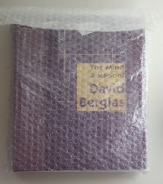 The Mind & Magic of David Berglas Rare Magic Book - Mentalism - MOSTLY UNREAD 8