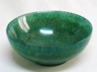 105 Mm Rare Chinese Green Jade Bowl