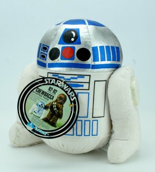 Vintage 1977 Kenner Star Wars R2 - D2 Stuffed Plush Toy Near W/ Tag Rare Htf