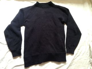Wwii Us Navy Wool Sweater Size Medium