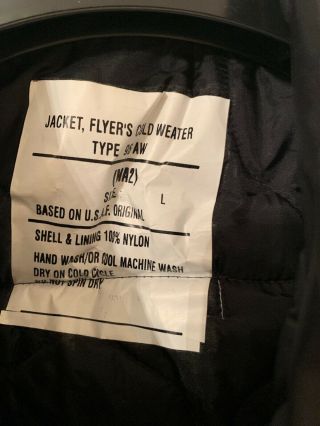 Techno Terrorist Bomber Ma2 Jacket Retro Vintage Rave Techno Rare Size L 3