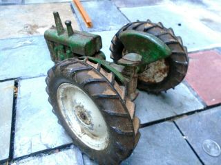 antique cast iron - John Deere Farm Tractor 3