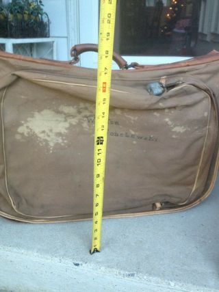 Vintage US Army Garment Bag Military Suitcase Luggage S - 4408 6