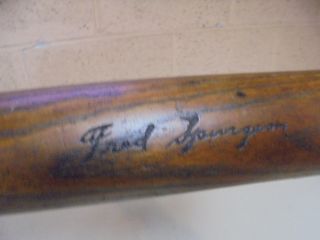 Vintage Baseball Bat,  Vintage 1920 ' s Spalding Baseball Bat,  Fred Spurgeon,  RARE 7