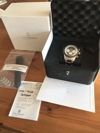 Steinhart Ocean One Vintage Chronograph Reverse Panda Daytona Homage