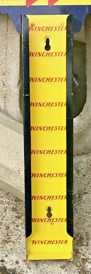 Winchester Shoot 22’s Metal Wall Mount Dispenser Store Display Rack Advertising 3
