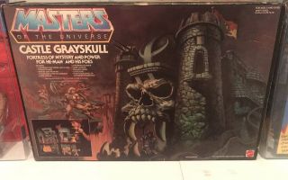 Vintage 1983 Castle Grayskull Motu Masters Of The Universe Misb He - Man