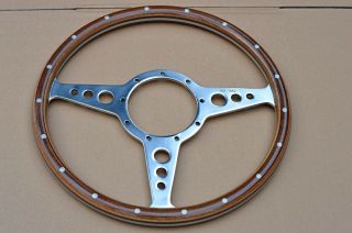 Wood Moto - Lita 13 " Diameter 330 Mm Wood Steering Wheel Motolita Vintage