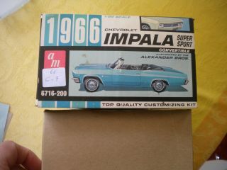 Model kit 1966 Chevrolet Impala CVT Amt 6716 3