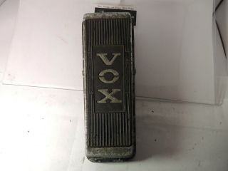 1968 - 69 Vox Transition Wah Effect Pedal Vintage Pre - V846 Post - Clyde Mccoy Rare