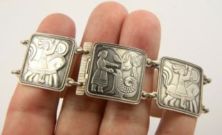 Vintage Norwegian David Anderson Sterling Silver Bracelet