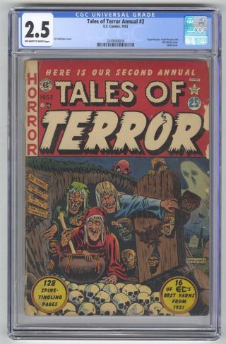 Tales Of Terror Annual 2 Cgc 2.  5 Vintage Ec Crypt - Keeper Vault - Keeper Old Witch