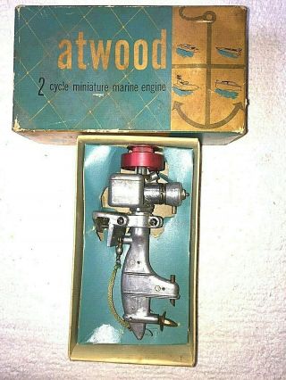 Vintage Atwood.  051 Miniature Boat Motor - - Water Cooled