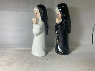 Porcelain Nun Figurines L & M,  1956 4